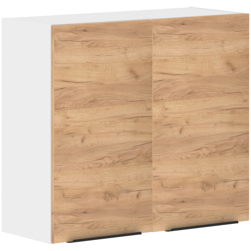 Изображение товара Шкаф с посудосушителем Corsica белый/дуб бофорд 800х320х720 мм