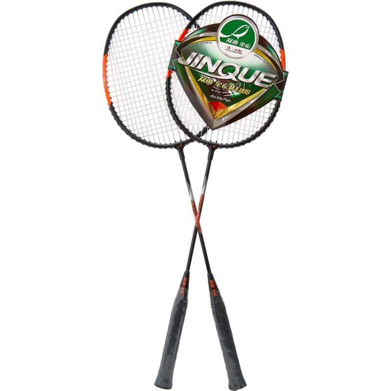 Изображение товара Набор для бадминтона Double Fish Jinque 1303 чёрный (2 ракетки)