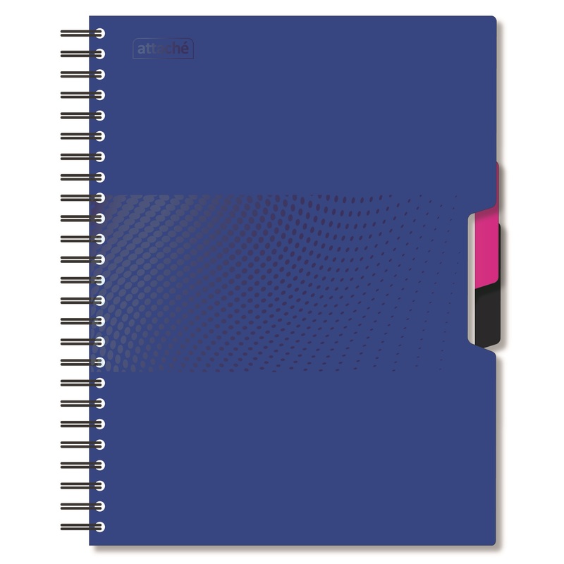 Изображение товара Бизнес-тетрадь Attache Digital A5 140 листов синяя в клетку на спирали
