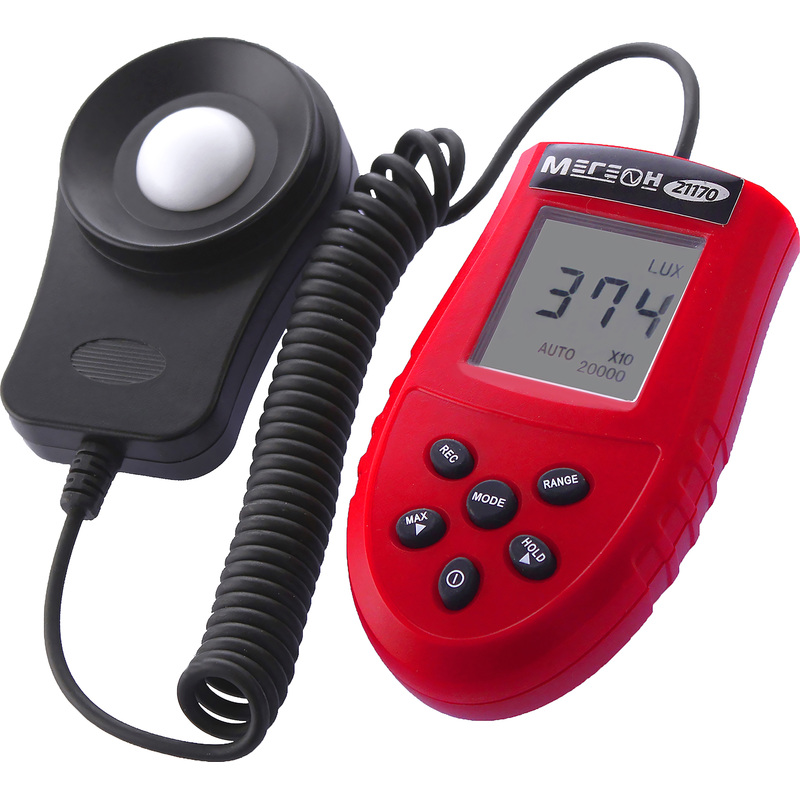 Изображение товара Люксметр с функцией записи Мегеон 21170 для измерения освещенности