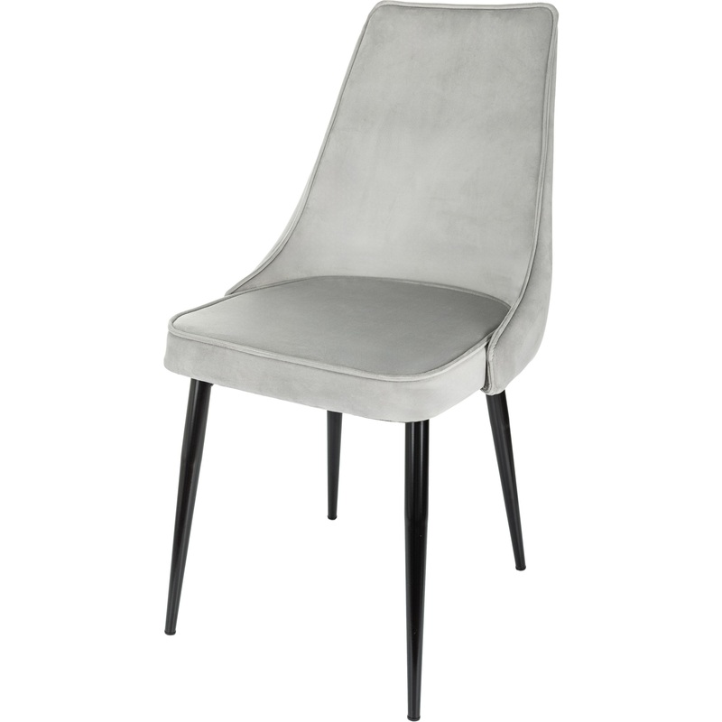 Изображение товара Стул обеденный Бюрократ CH-K4 светло-серый (ткань, металл)