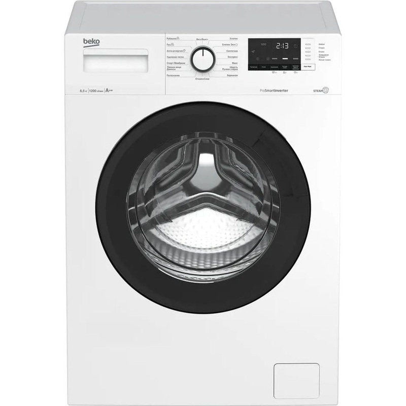 Изображение товара Стиральная машина Beko WSRE8612XAWI 8 кг с цифровым дисплеем и защитой