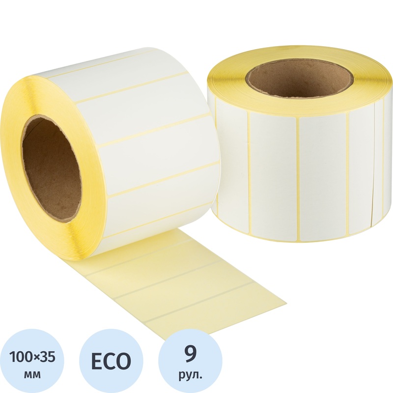 Изображение товара Термоэтикетки 100x35 ECO 76 Белорусь