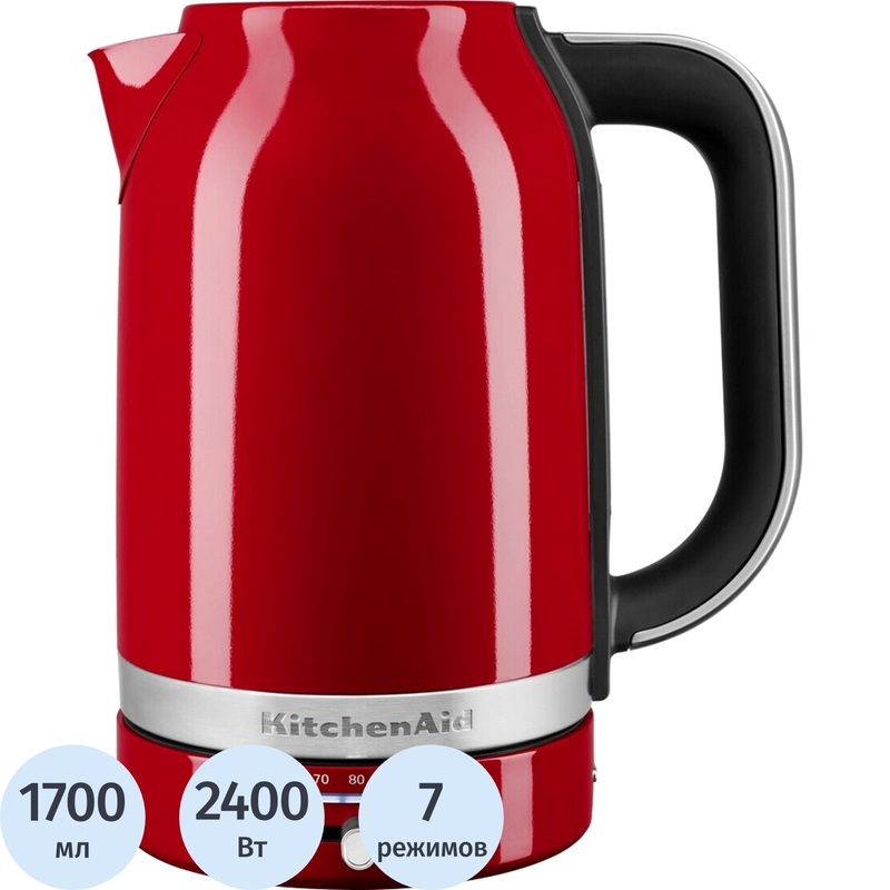 Изображение товара Электрический чайник KitchenAid 5KEK1701EER красный