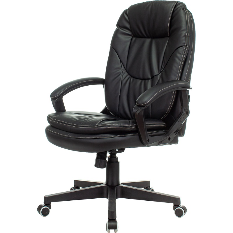 Изображение товара Кресло для руководителя Бюрократ CH868N чёрное (экокожа, пластик)