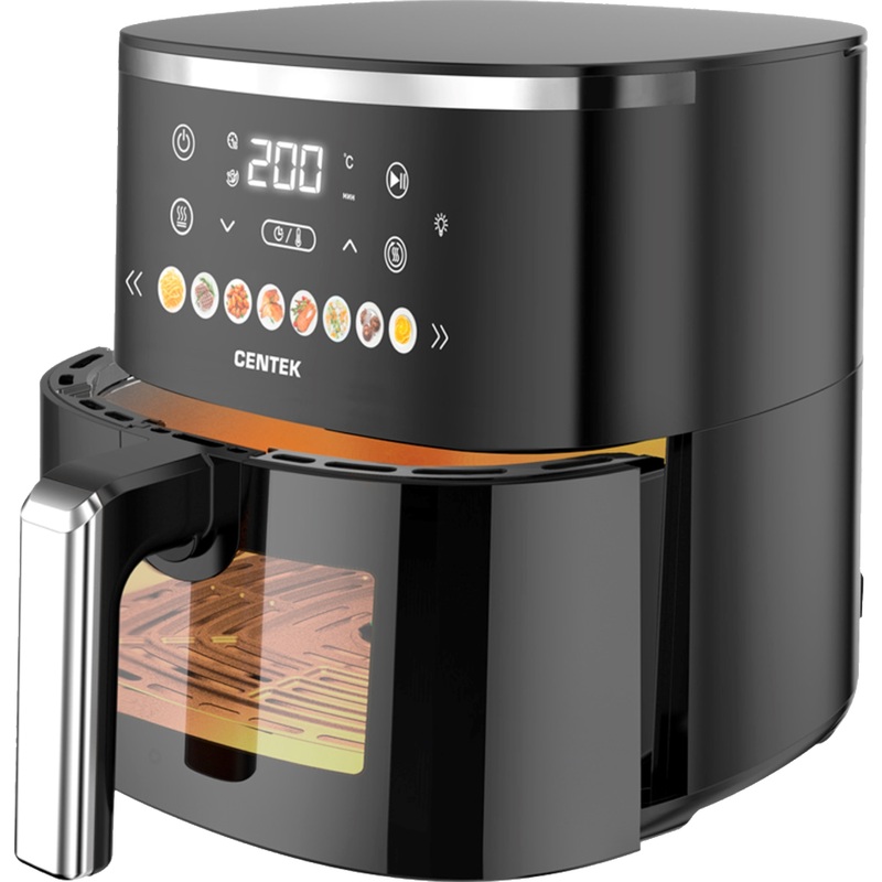Изображение товара Аэрогриль Centek CT-3106 (6.5л, 1750Вт, 8 программ, таймер, антипригарное покрытие)