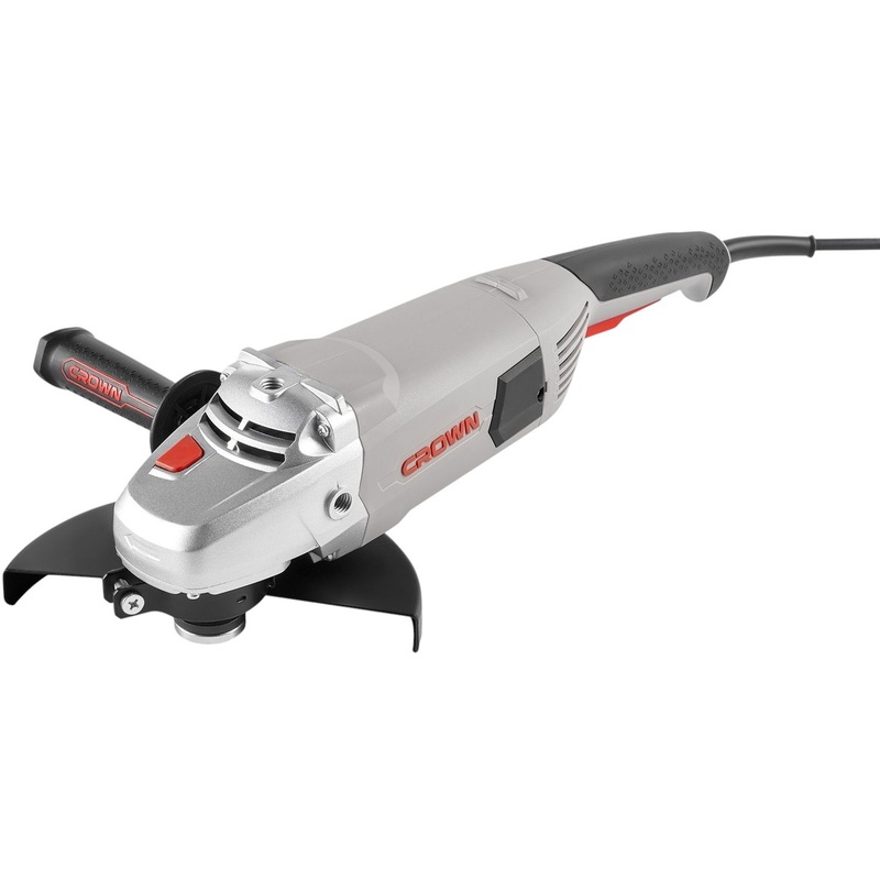 Изображение товара Угловая шлифмашина Crown CT13500-230N 230 мм профессиональный инструмент