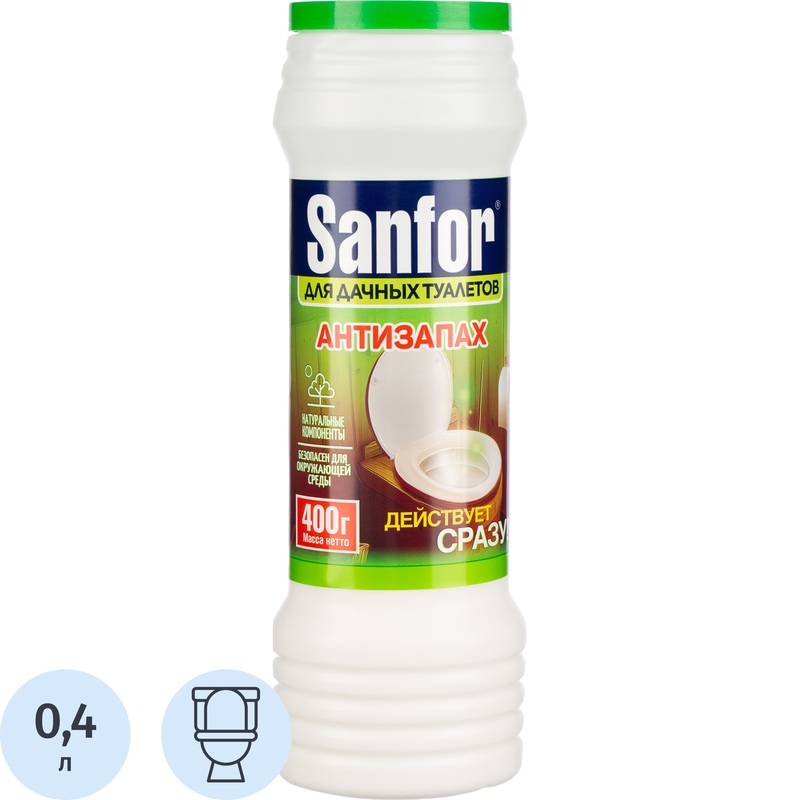 Изображение товара Средство для сантехники чистящее Санфор 0.4 кг для уборки туалета