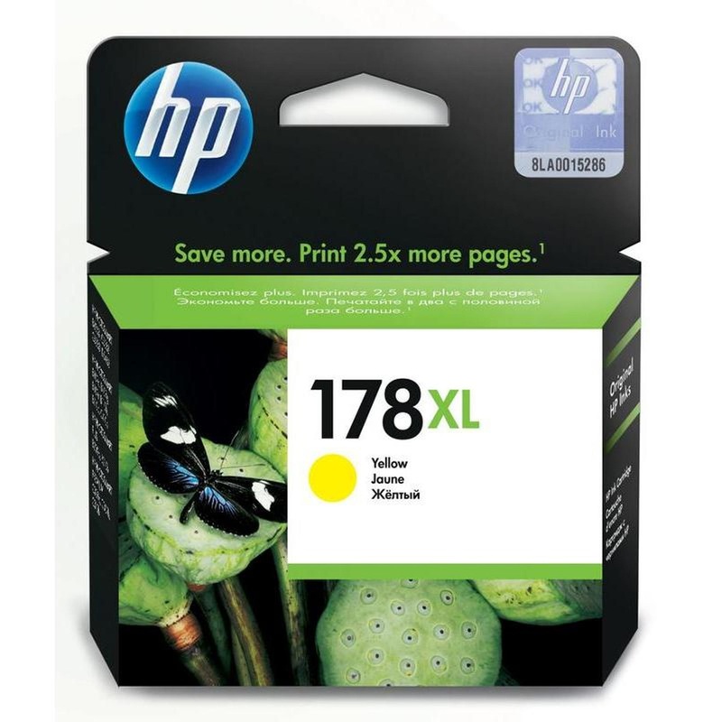 Изображение товара Картридж струйный HP 178XL CB325HE жёлтый повышенной емкости оригинальный
