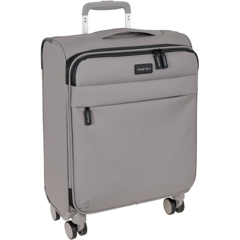 Изображение товара Чемодан Polar размер S 36 л из полиэстера серый