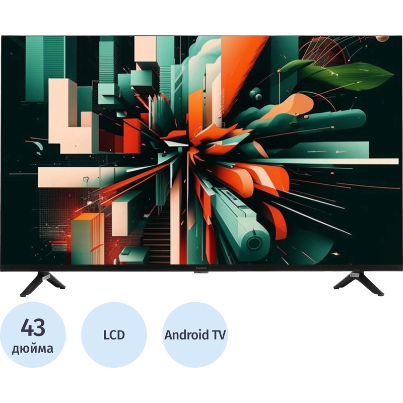 Изображение товара Телевизор 43 Blackton Bt 43FSU32B Ultra HD 4K с Android Smart TV Wi-Fi Bluetooth