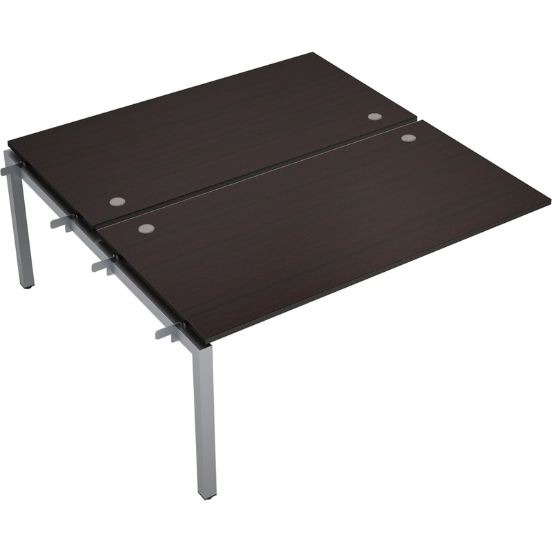 Изображение товара Рабочая станция Avance 6МБС.5284 двухместная венге/алюминий матовый