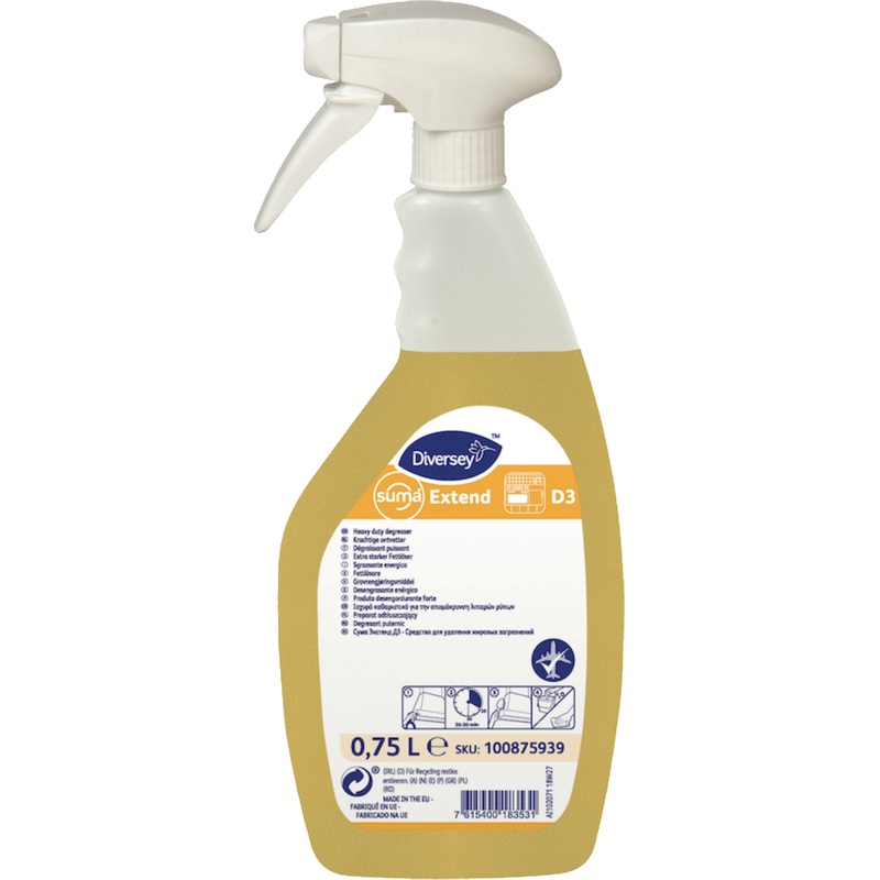 Изображение товара Средство для удаления жировых загрязнений Diversey Suma Extend D3 750 мл