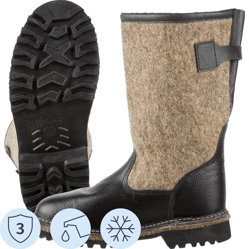 Изображение товара Сапоги Форест войлочные с юфтью мужские размер 42 теплоизоляция