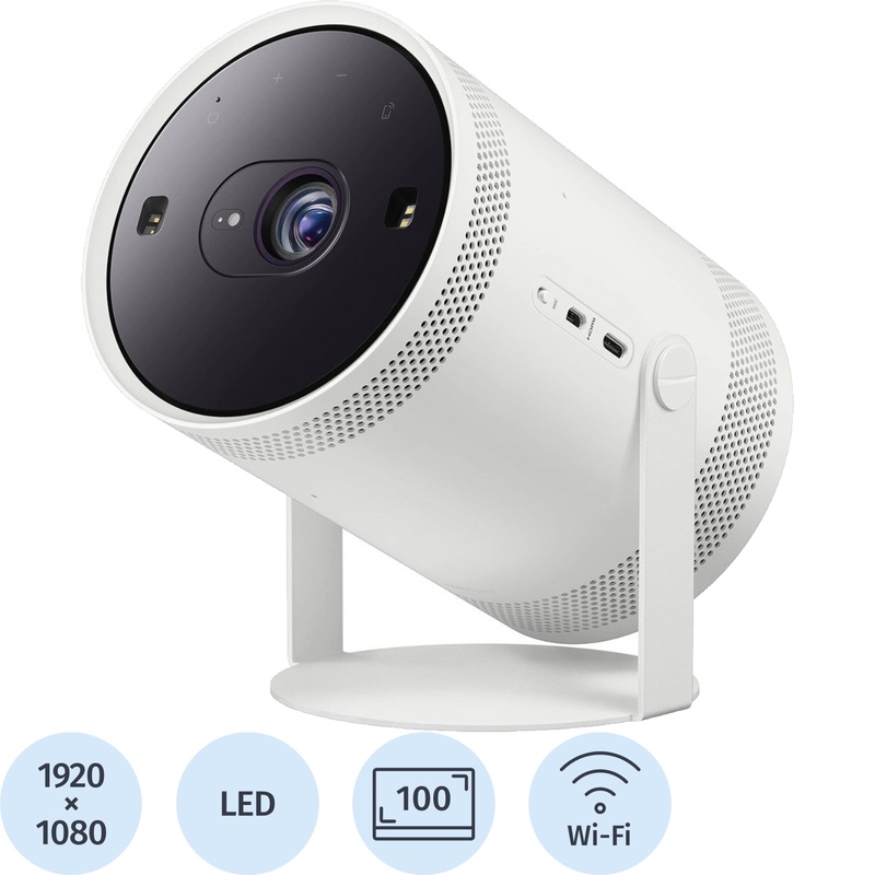 Изображение товара Проектор Samsung The Freestyle 2nd Gen LFF3C для домашнего кинотеатра Wi-Fi Bluetooth