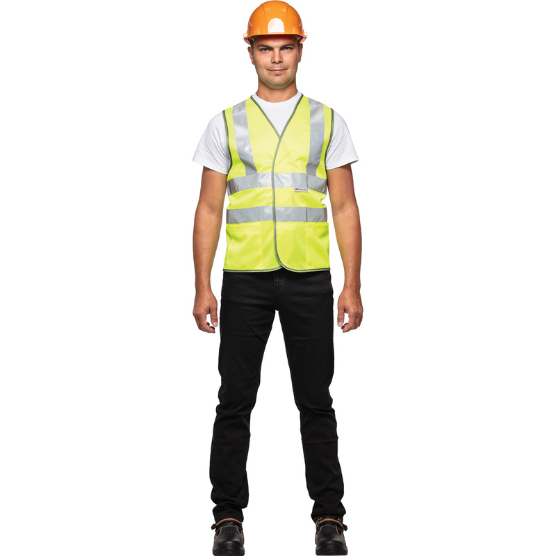 Изображение товара Жилет сигнальный Тип 8Т лимонный с СОП размер M для безопасности