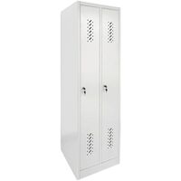 Шкаф для одежды металлический Cobalt Locker 22-50 (серый, 500х500х1830  мм)