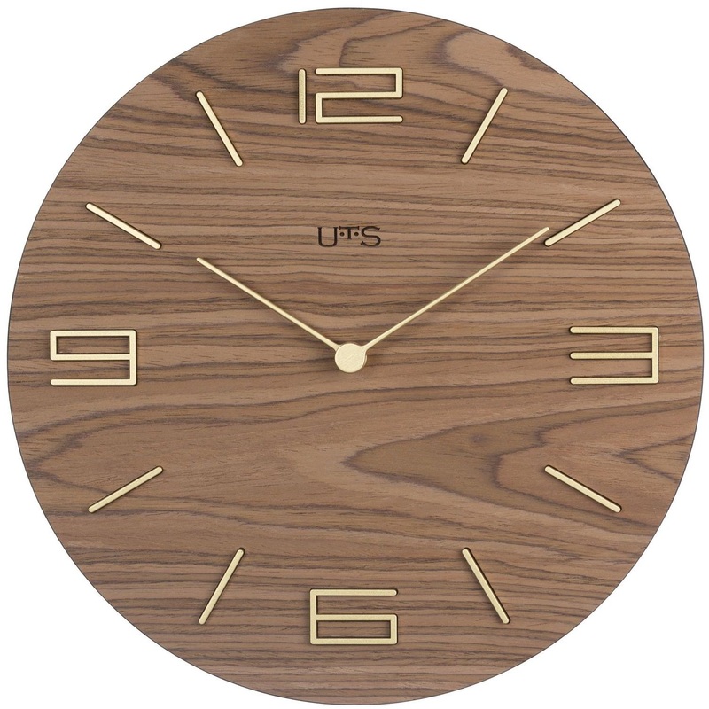 Изображение товара Настенные часы Tomas Stern 7310 кварцевые к металлу и дереву 34 см