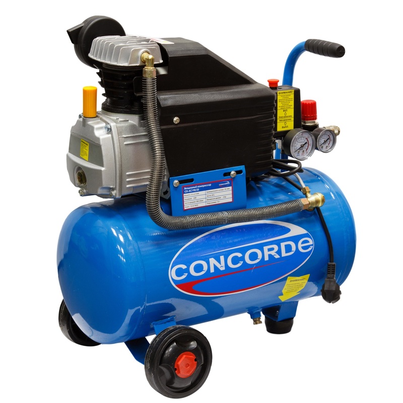 Изображение товара Компрессор Concorde CD-AC190/25 бытовой, 25л, тихий, масляный