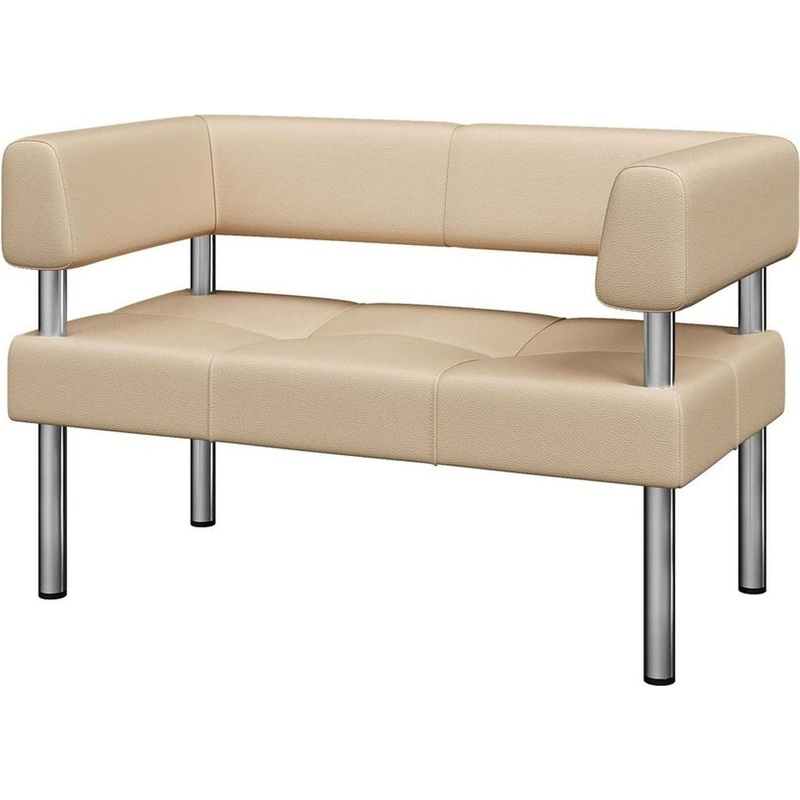 Изображение товара Диван двухместный Balance Bu2-2 бежевый из искусственной кожи