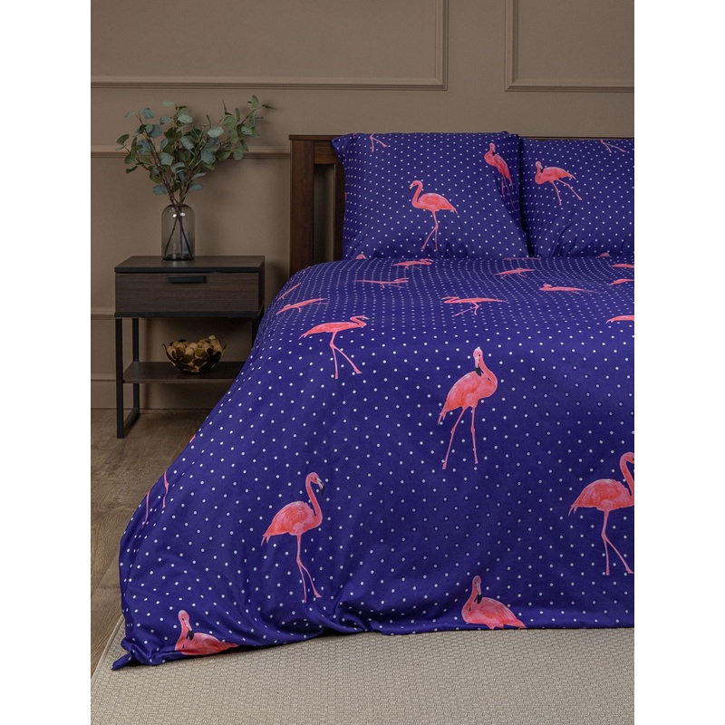 Изображение товара Постельное белье Amore Mio Flamingo DKBL 93798 из микрофибры
