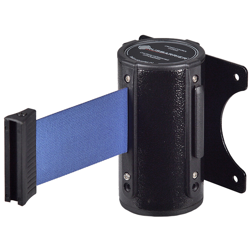 Изображение товара Настенный блок окрашенный с вытяжной лентой 2 м синий для организации пространства