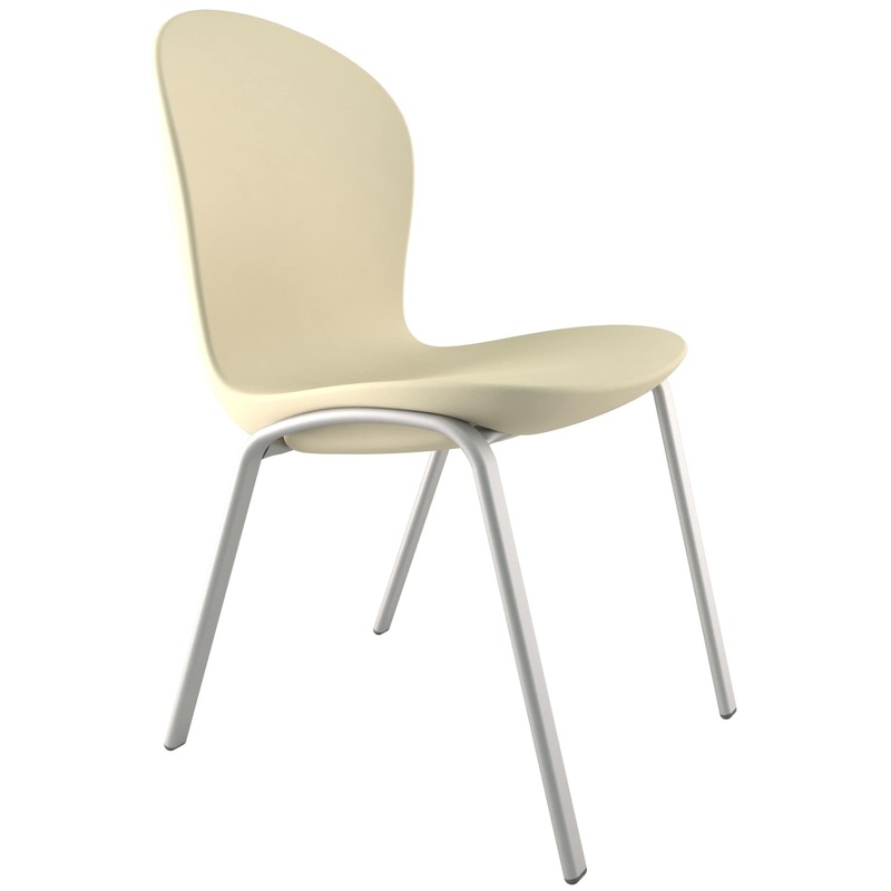 Изображение товара Медицинский стул СМК-МСК МСК-236 бежевый из полиэтилена и стали