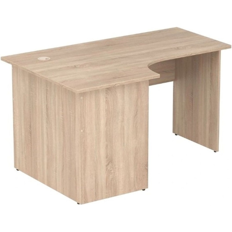 Изображение товара Угловой стол для офиса левый Easy to lead Easy One LT 22/16 дуб сонома 1400х900х740 мм