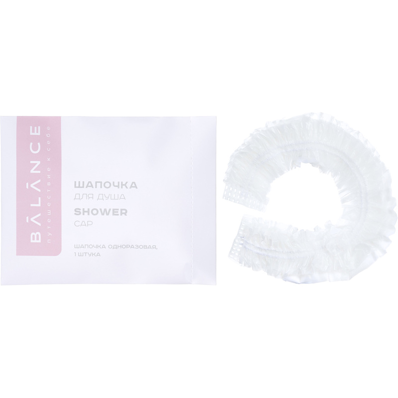 Изображение товара Шапочка для душа Balance пакет (500 штук в упаковке)