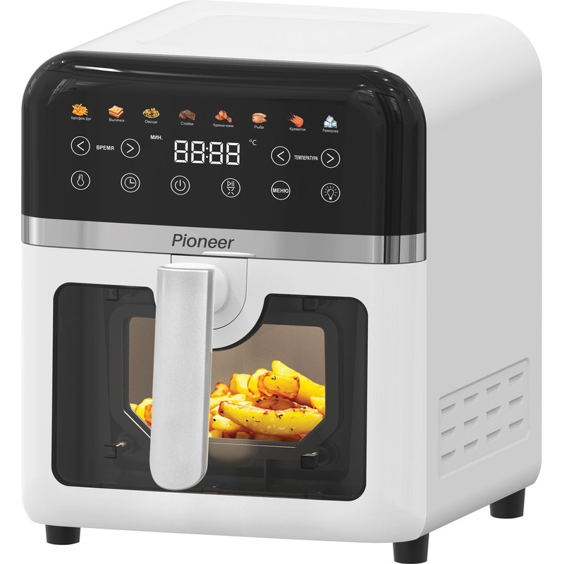 Изображение товара Аэрогриль Pioneer SM520D белый 8 л, мощность 1850 Вт, автоматические программы