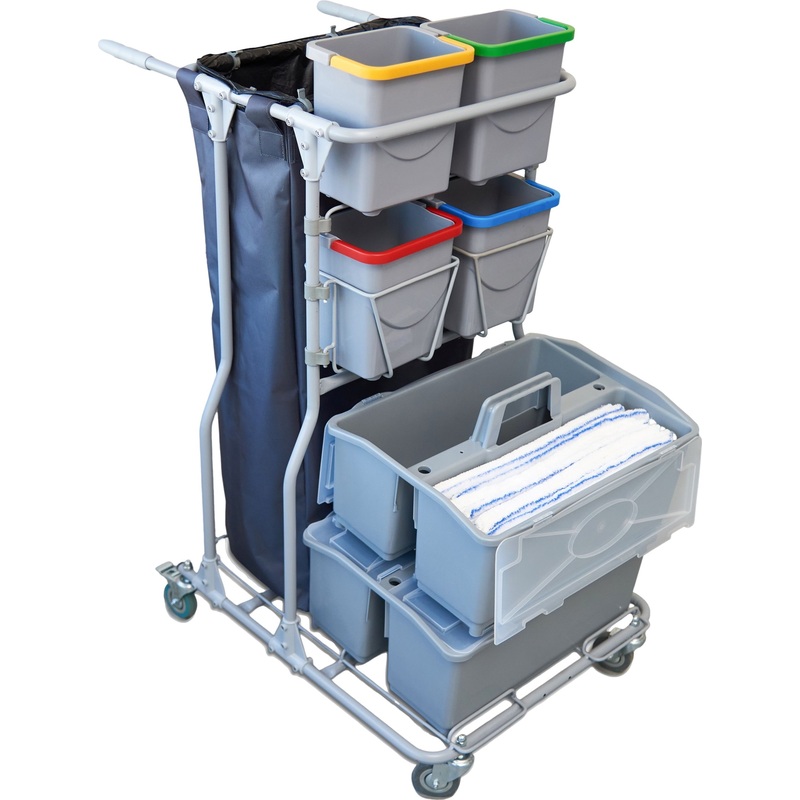 Изображение товара Тележка уборочная Росмоп для влажной уборки 4x4л (Т1-П)