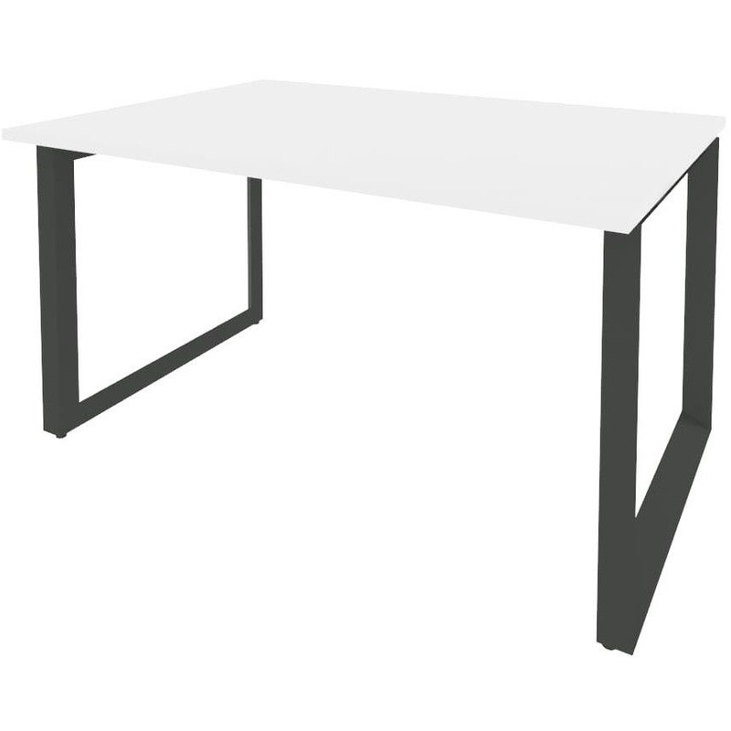 Изображение товара Стол для переговоров Onix-O O.MO-PRG-1.3 (белый бриллиант/антрацит, 1380х980х750 мм)