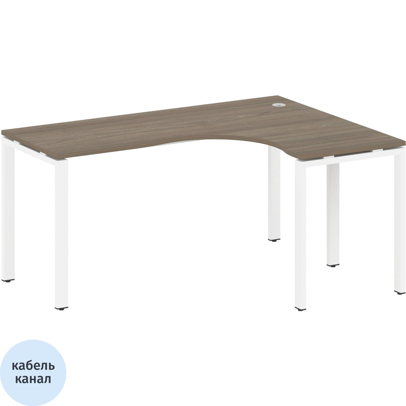 Изображение товара Эргономичный стол Metal System БП.СА-4 Пр правый