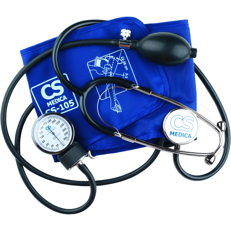 Изображение товара Механический тонометр CS Medica CS-105 с встроенным фонендоскопом для домашнего использования