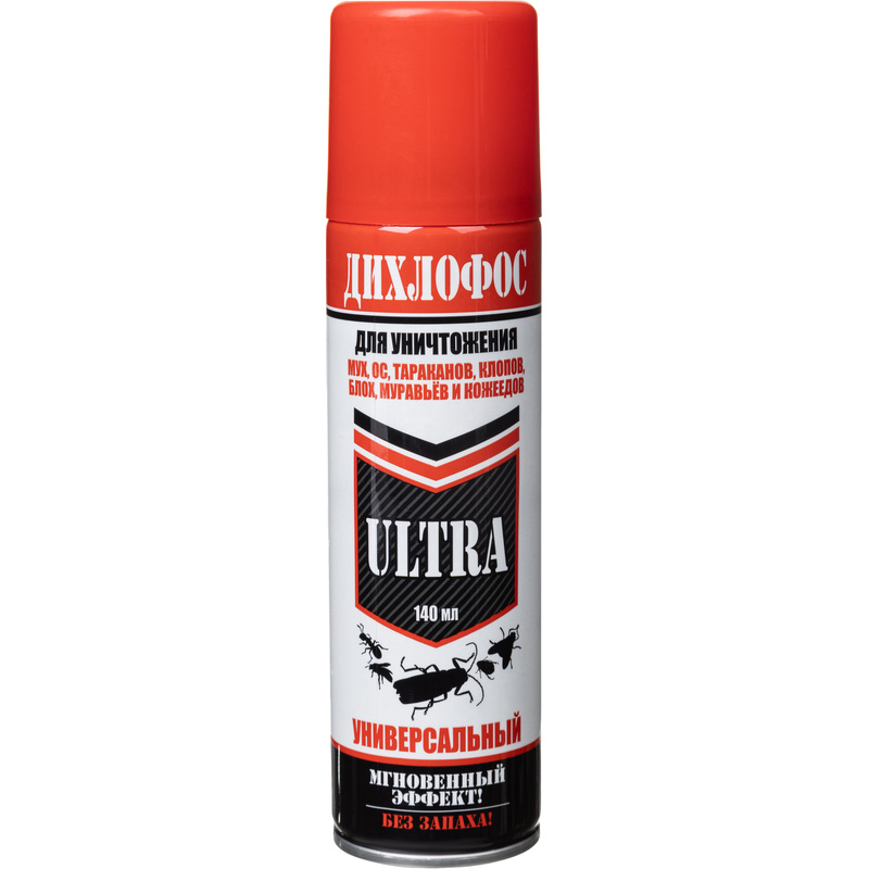Изображение товара Средство от насекомых №1 Дихлофос аэрозоль 140 мл