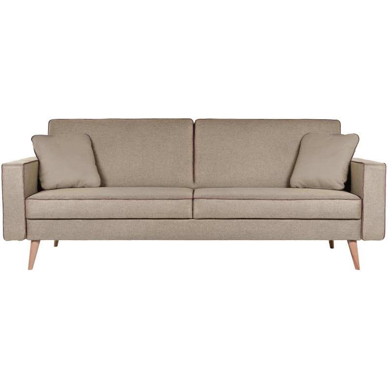 Изображение товара Диван трехместный Релакс Berus раскладной бежевый