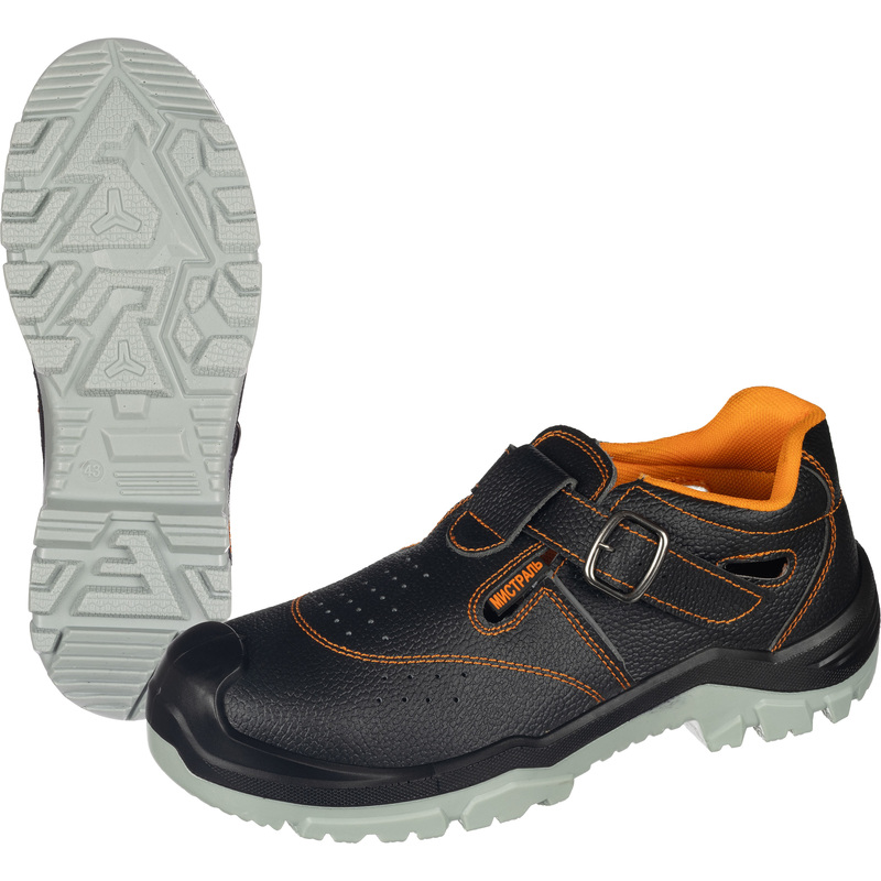 Изображение товара Полуботинки с перфорацией Мистраль из комбинированной кожи 50 размер