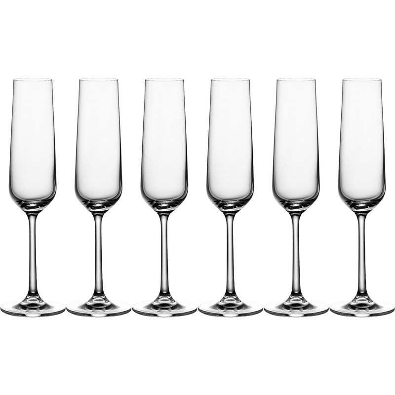 Изображение товара Набор бокалов для шампанского P.L. Proff Cuisine Hotel Edelita 225 мл 6 штук
