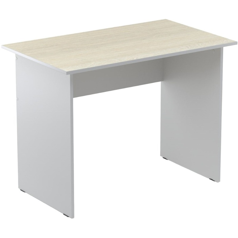 Изображение товара Стол прямой Easy to lead LT 16/16 серый дуб светлый офисный мебель