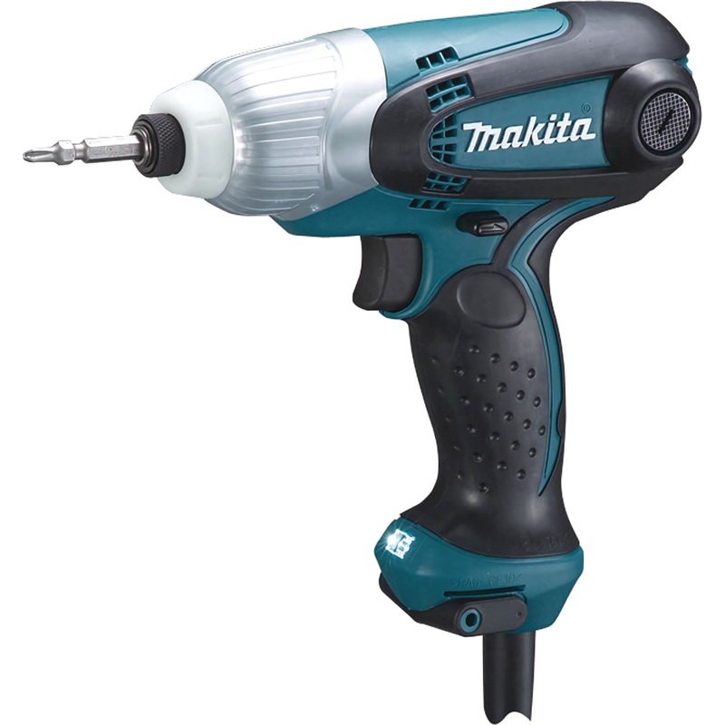Изображение товара Шуруповерт ударный сетевой Makita TD0101F, 230 Вт, 100 Нм