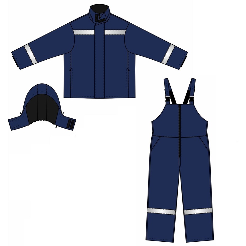 Изображение товара Костюм рабочий зимний мужской з48-КПК с СОП синий