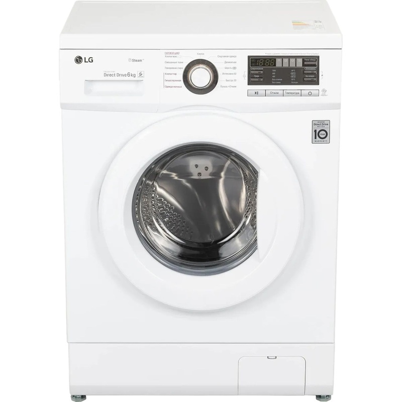 Изображение товара Стиральная машина LG F1296NDS0 фронтальная загрузка 6 кг