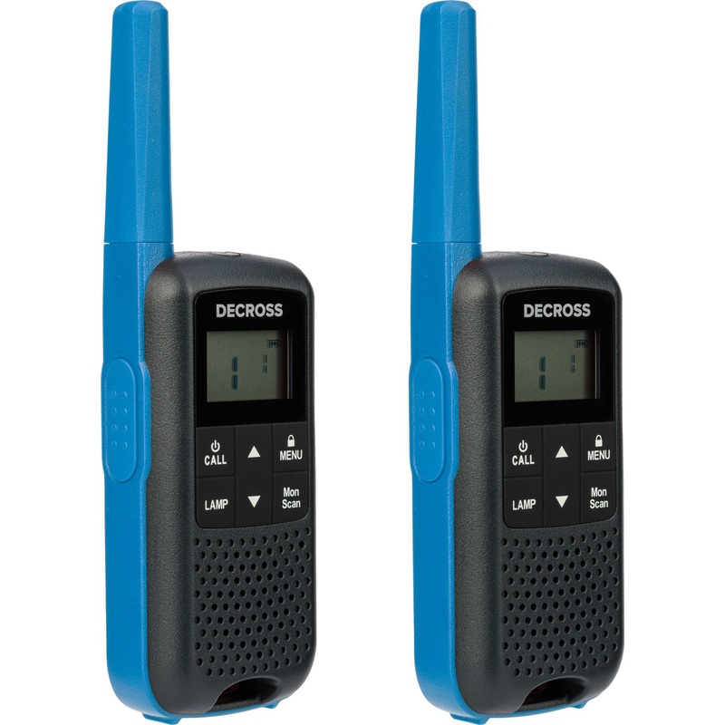 Изображение товара Рация Decross DC63 комплект из 2 портативных устройств с радиусом до 8000 м