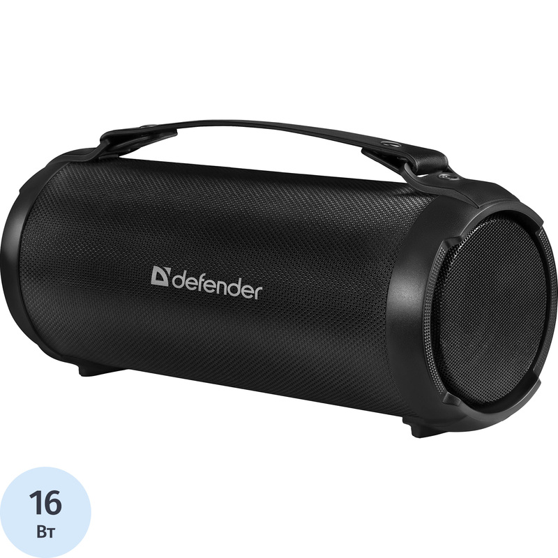 Изображение товара Акустическая система Defender Beatbox 16 чёрная с Bluetooth и FM тюнером