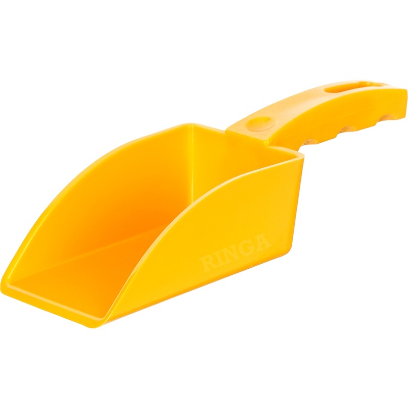 Изображение товара Совок для мусора Ringa пластик жёлтый (ширина 6.9 см, ручка 9.2 см)