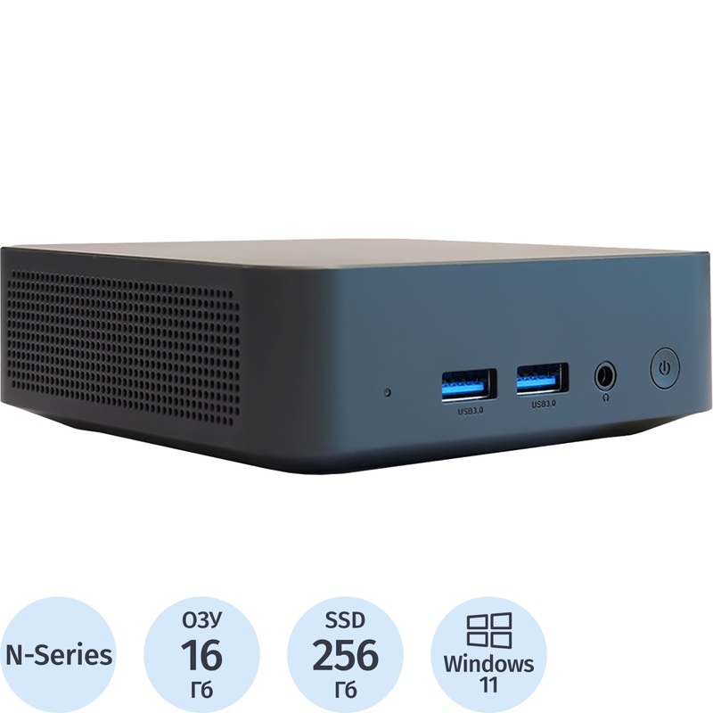 Изображение товара Мини ПК Raskat Start 107 N100 16 ГБ SSD Windows 11 компактный и мощный