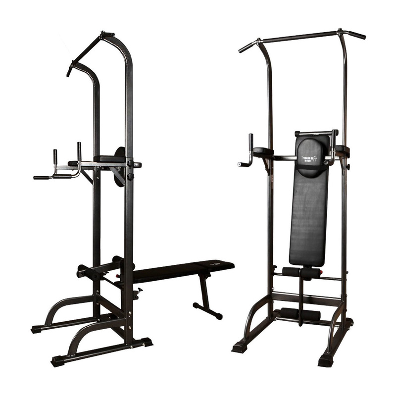 Изображение товара Турник-брусья со скамьей DFC Power Tower G003 для домашних тренировок