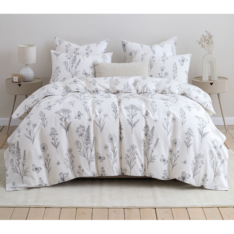 Изображение товара Комплект постельного белья Guten Morgen Moonflowers евро бязь 70x70 см