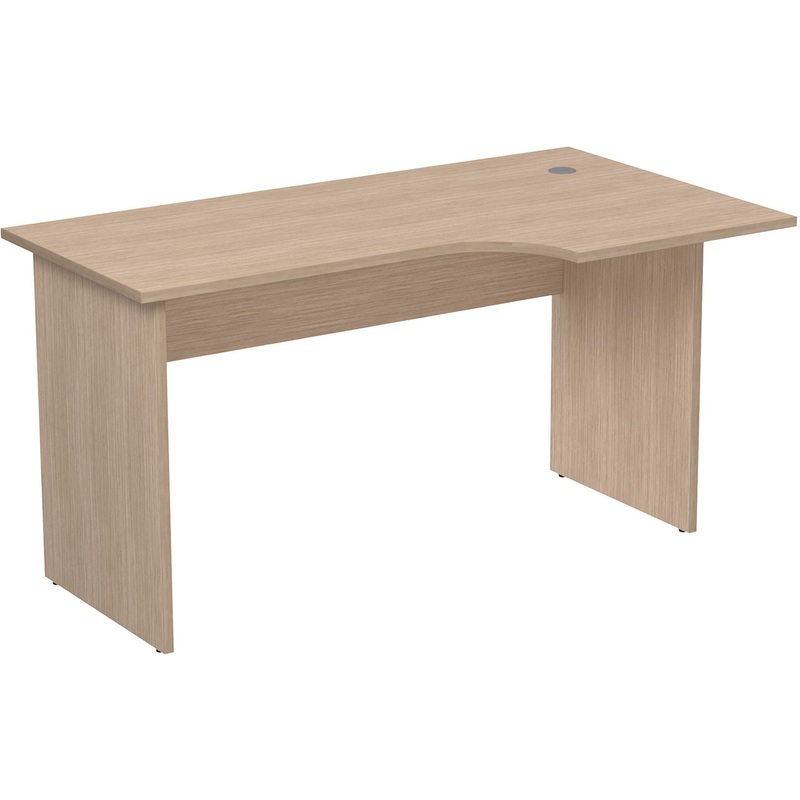 Изображение товара Криволинейный письменный стол модель 2С.045 правый новый дуб 1400х800х750 мм