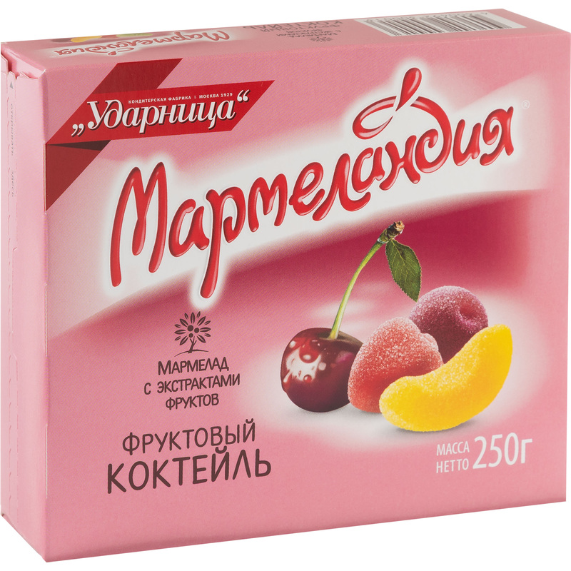 Изображение товара Мармелад Мармеландия фруктовый коктейль 250 г